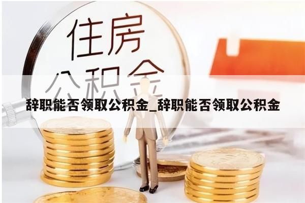 辞职能否领取公积金_辞职能否领取公积金